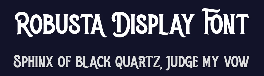 Robusta Display Font by typotopia — Display Font — thumbnail 2