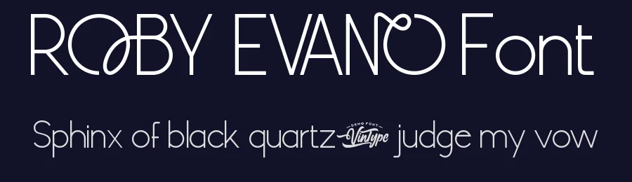 Roby Evano Font by VinType — Sans Serif Font — thumbnail 2