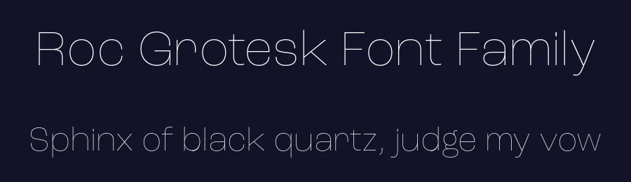 Roc Grotesk Font Family by Kostic — Sans Serif Font — thumbnail 2