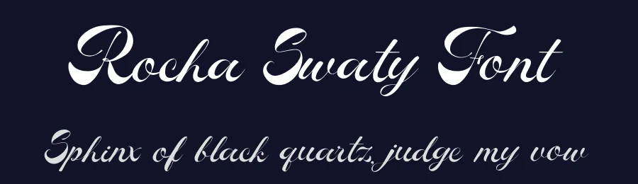 Rocha Swaty Font by Dhabee — Script Handwritten Font — thumbnail 2