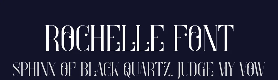 Rochelle Font by vpcreativeshop — Display Font — thumbnail 2