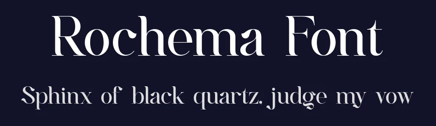 Rochema Font by ErmediaStudio — Serif Font — thumbnail 2