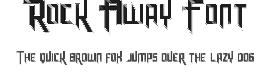 Rock Away Font by nihstudio — Display Font