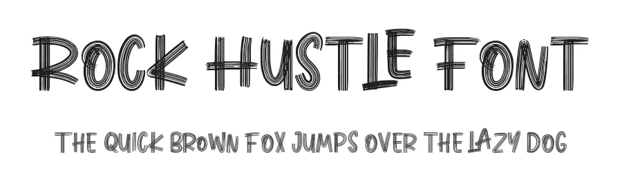 Rock Hustle Font by letterara — Script Handwritten Font