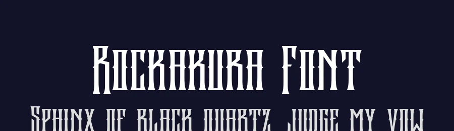 Rockakura Font by alit design — Blackletter Font — thumbnail 2