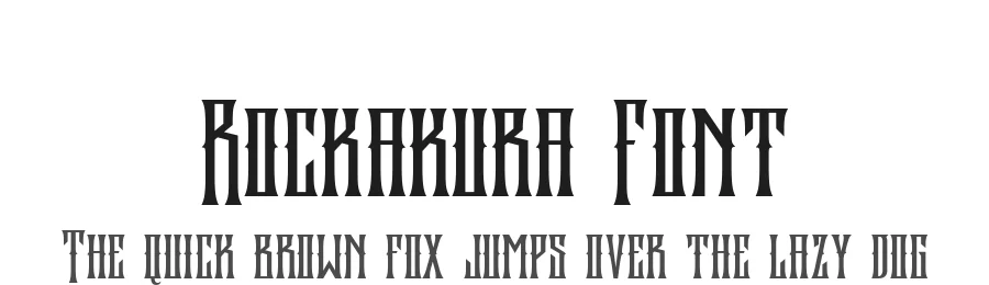 Rockakura Font by alit design — Blackletter Font