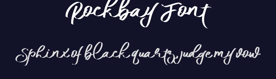 Rockbay Font by vaiminit — Script Handwritten Font — thumbnail 2
