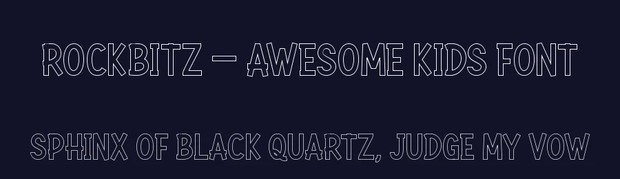 Rockbitz – Awesome Kids Font by Almarkha Type — Decorative Font — thumbnail 2