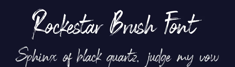 Rockestar Brush Font by Pandanwangi — Script Handwritten Font — thumbnail 2
