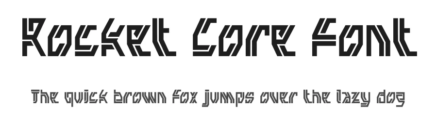 Rocket Core Font by PutraCetol Studio — Display Font