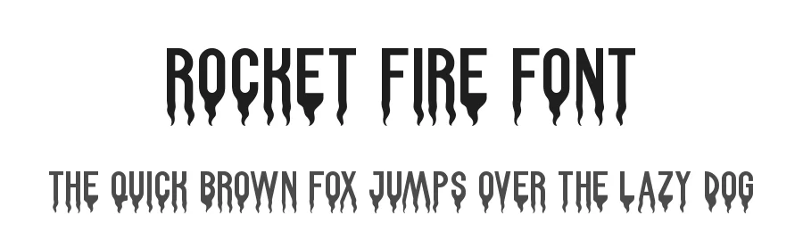 Rocket Fire Font by RaisProject — Display Font