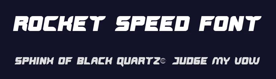 Rocket Speed Font by RaisProject — Display Font — thumbnail 2