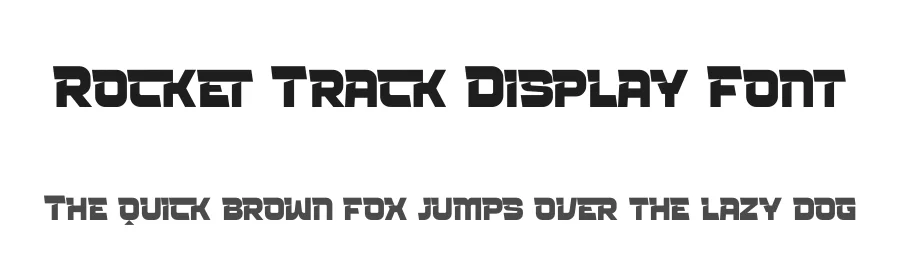 Rocket Track Display Font by timelesstype.co — Display Font