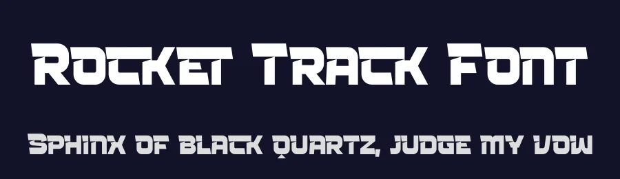 Rocket Track Font by timelesstype.co — Display Font — thumbnail 2