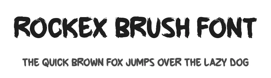 Rockex Brush Font by Seemly Fonts — Script Handwritten Font