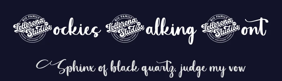 Rockies Walking Font by letterenastudios — Script Handwritten Font — thumbnail 2