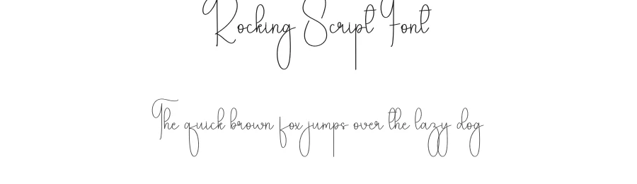 Rocking Script Font by andikastudio — Script Handwritten Font