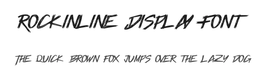 Rockinline Display Font by Basnistudio — Script Handwritten Font