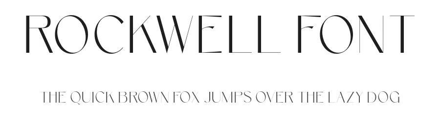 Rockwell Font by Surplus Type Co — Sans Serif Font