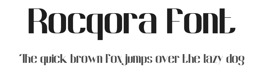Rocqora Font by Rvandtype — Sans Serif Font