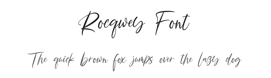 Rocqwey Font by Koplexsstudio — Script Handwritten Font