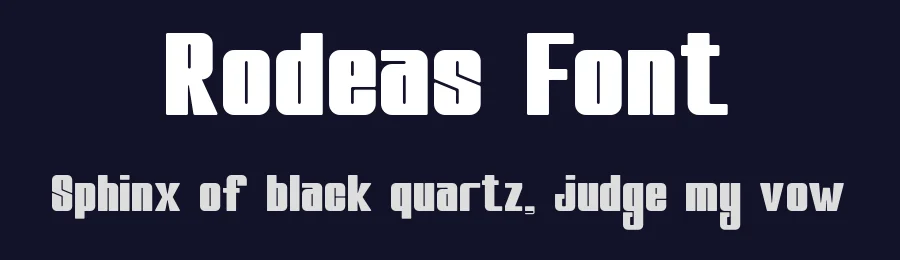 Rodeas Font by ErmediaStudio — Decorative Font — thumbnail 2