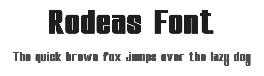 Rodeas Font by ErmediaStudio — Decorative Font