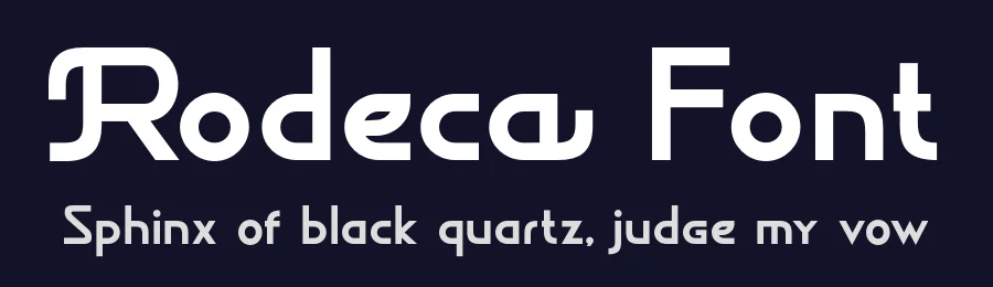 Rodeca Font by ahweproject — Sans Serif Font — thumbnail 2