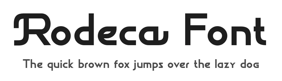 Rodeca Font by ahweproject — Sans Serif Font