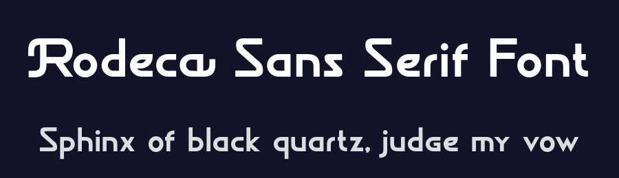 Rodeca Sans Serif Font by ahweproject — Display Font — thumbnail 2