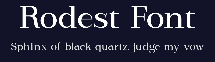 Rodest Font by Graptail — Serif Font — thumbnail 2