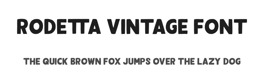 Rodetta Vintage Font by grezlinestudio — Display Font