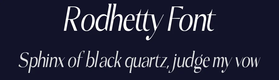 Rodhetty Font by Propertype — Display Font — thumbnail 2