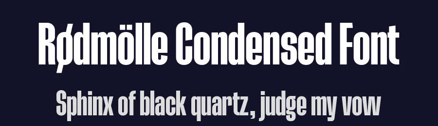 Rødmölle Condensed Font by Ketikata Studio — Sans Serif Font — thumbnail 2