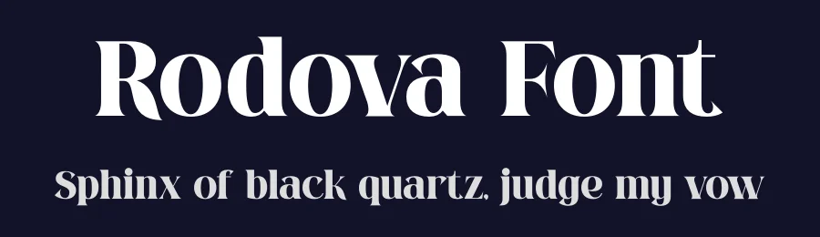 Rodova Font by MooneseyeType — Display Font — thumbnail 2