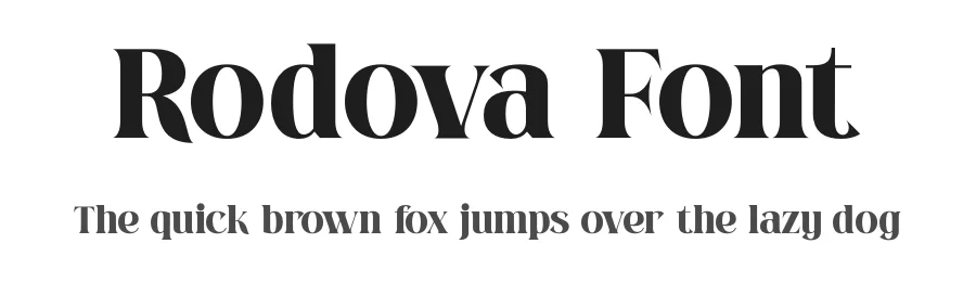 Rodova Font by MooneseyeType — Display Font