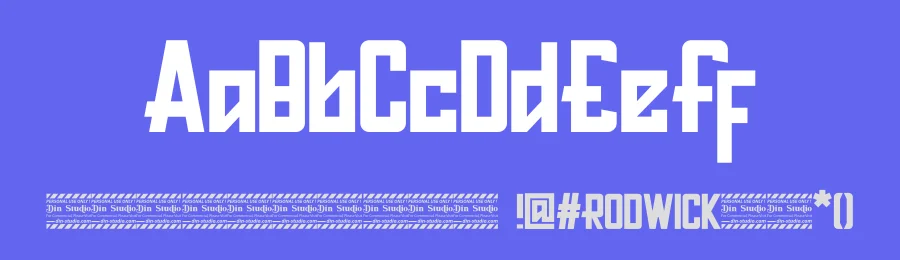 Rodwick Display Font by Din Studio — Display Font — thumbnail 3