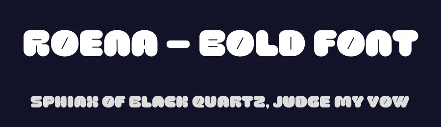 Roena – Bold Font by limitype — Display Font — thumbnail 2