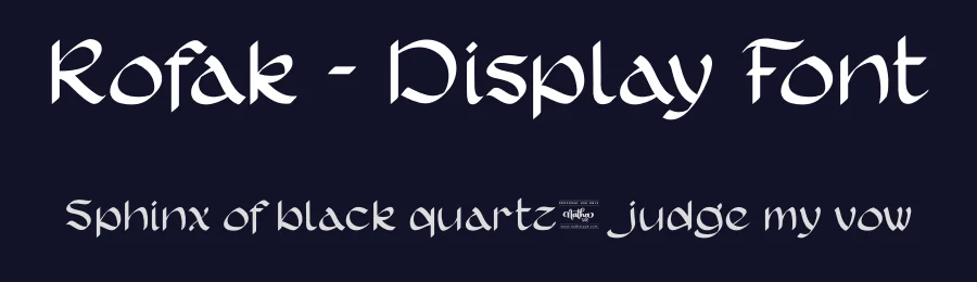Rofak – Display Font by Nathatype — Script Handwritten Font — thumbnail 2