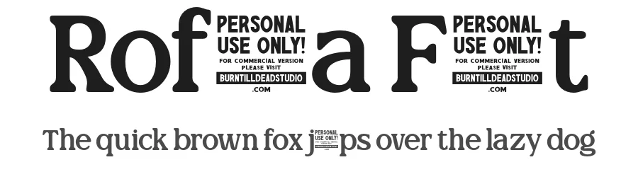 Rofina Font by burntilldead — Serif Font