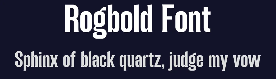 Rogbold Font by Sronstudio — Sans Serif Font — thumbnail 2