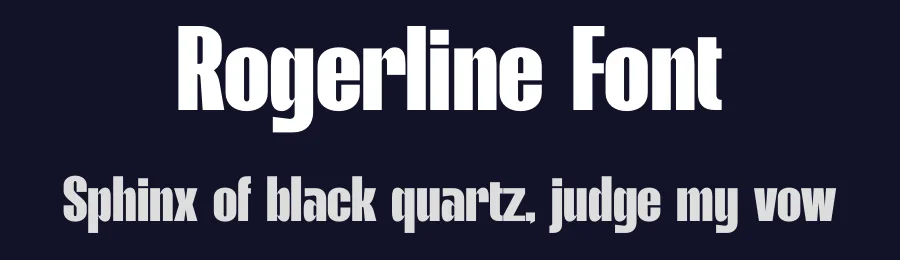 Rogerline Font by TypeLogue — Sans Serif Font — thumbnail 2