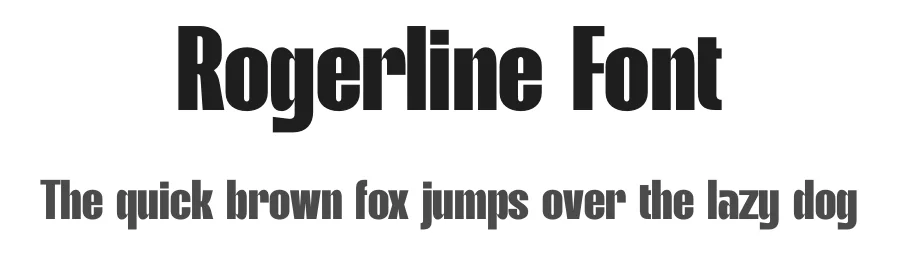 Rogerline Font by TypeLogue — Sans Serif Font