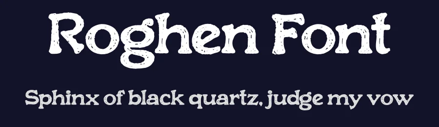 Roghen Font by Blankids Studio — Display Font — thumbnail 2