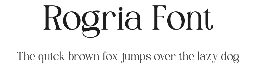 Rogria Font by roomspace.cl — Serif Font