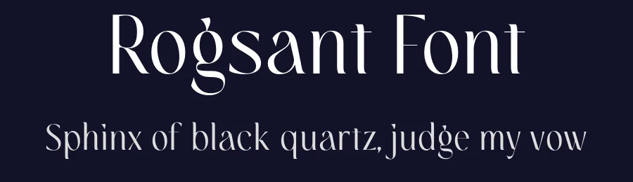 Rogsant Font by Mans Greback — Sans Serif Font — thumbnail 2