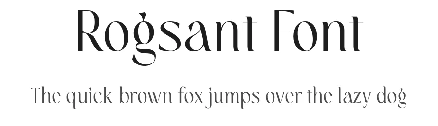 Rogsant Font by Mans Greback — Sans Serif Font