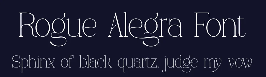 Rogue Alegra Font by Denustudios — Serif Font — thumbnail 2