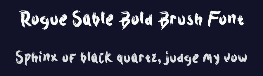 Rogue Sable Bold Brush Font by Mei Suseno — Script Handwritten Font — thumbnail 2