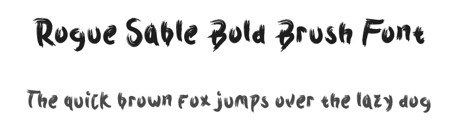 Rogue Sable Bold Brush Font by Mei Suseno — Script Handwritten Font
